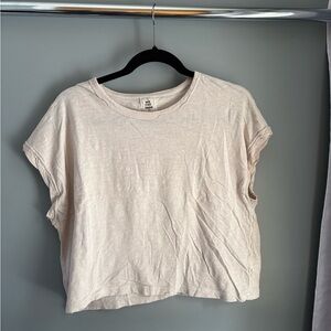 Free People Cropped Muscle Tee